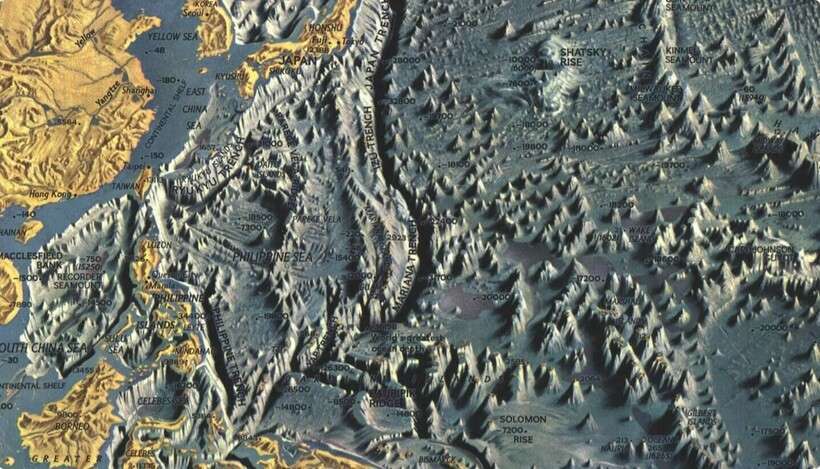 Как выглядит рельеф дна Мирового океана: 5 завораживающих карт