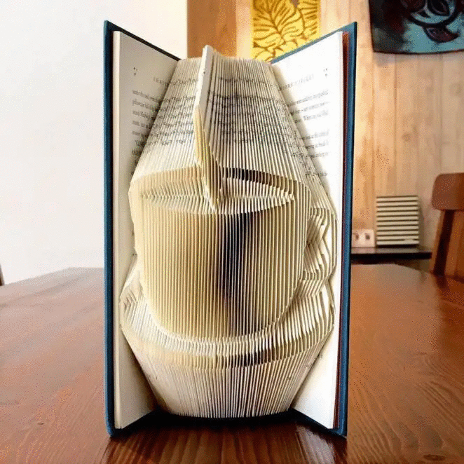 The Japanese Artist Is the King Of Book Origami. 25 скульптур для домашних книжных шкафов