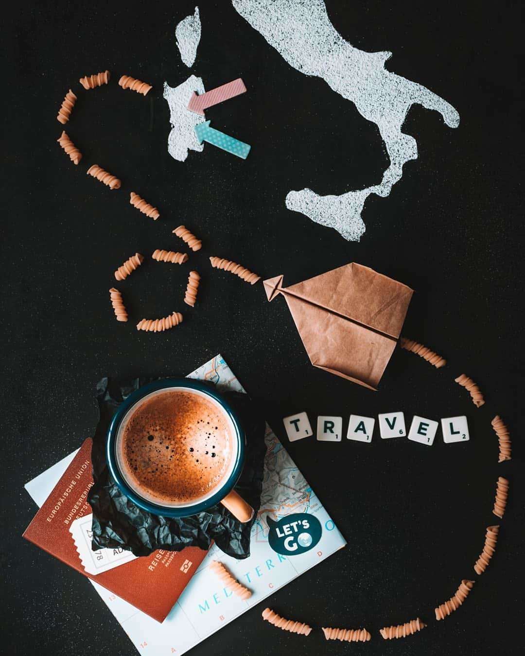 Photographer Creates Impressive Flat Lays Including Her Morning Coffee