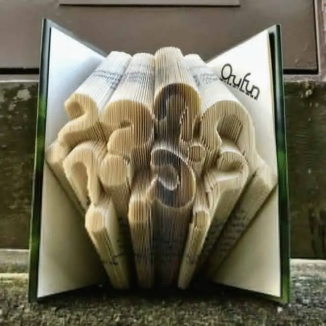 The Japanese Artist Is the King Of Book Origami. 25 Sculptures For Home Bookcases