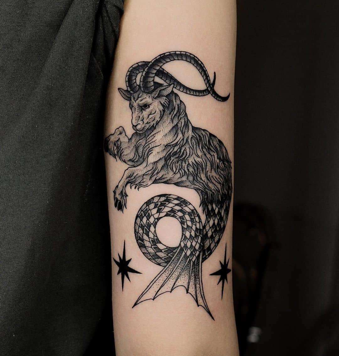 20 Awesome Capricorn Tattoo Designs and the Sign’s Meaning