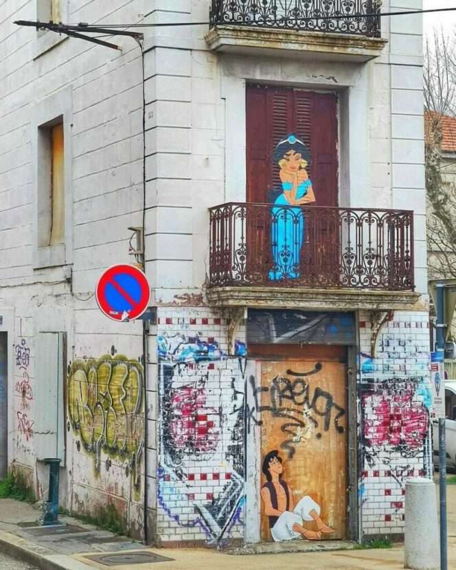 27 забавных произведений уличного искусства из Франции