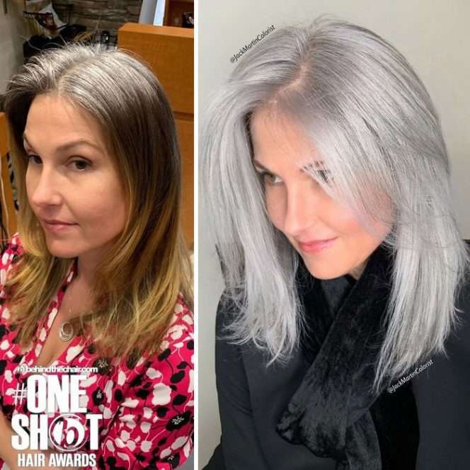 26 Mature Women Who Don’t Mind Having Grey Hair. Unbelievable Metamorphosis!