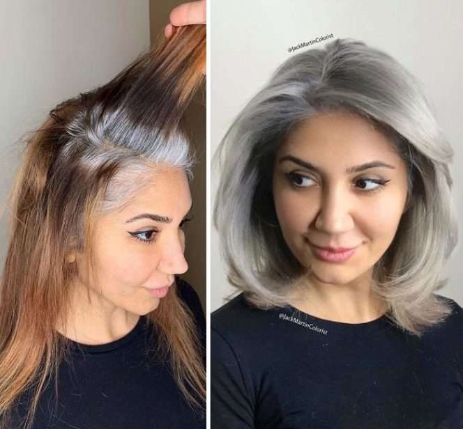 26 Mature Women Who Don’t Mind Having Grey Hair. Unbelievable Metamorphosis!