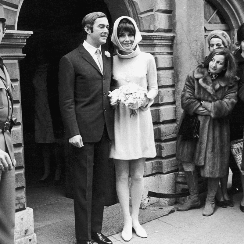 Audrey Hepburn second wedding
