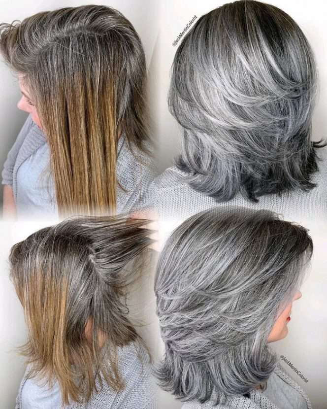 26 Mature Women Who Don’t Mind Having Grey Hair. Unbelievable Metamorphosis!