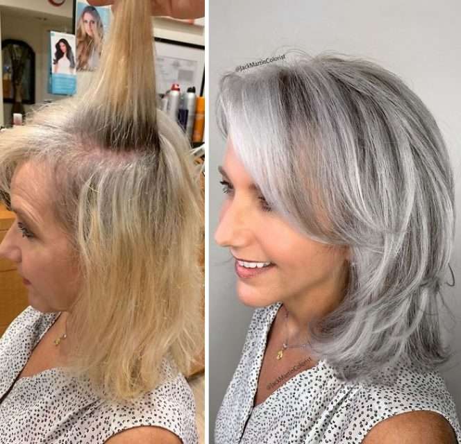 26 Mature Women Who Don’t Mind Having Grey Hair. Unbelievable Metamorphosis!