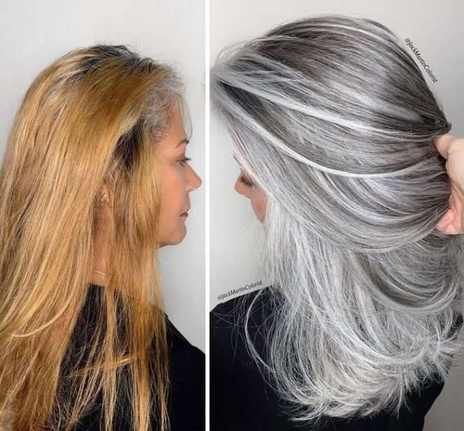 26 Mature Women Who Don’t Mind Having Grey Hair. Unbelievable Metamorphosis!