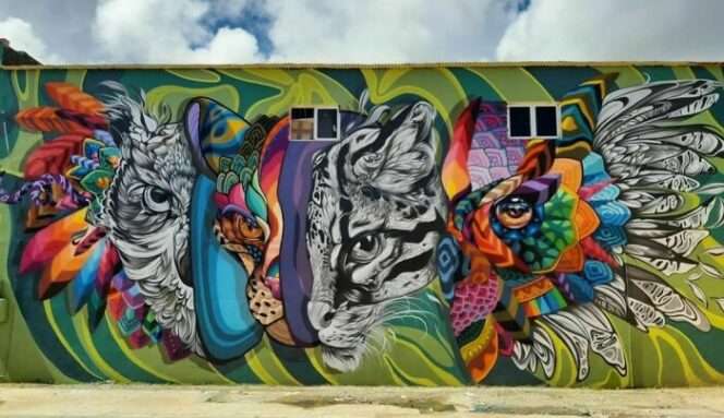 30 Fantastic Murals. An Artist Decorates Her City with Colorful Images of Wild Animals