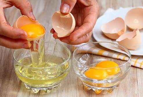 separating egg whites