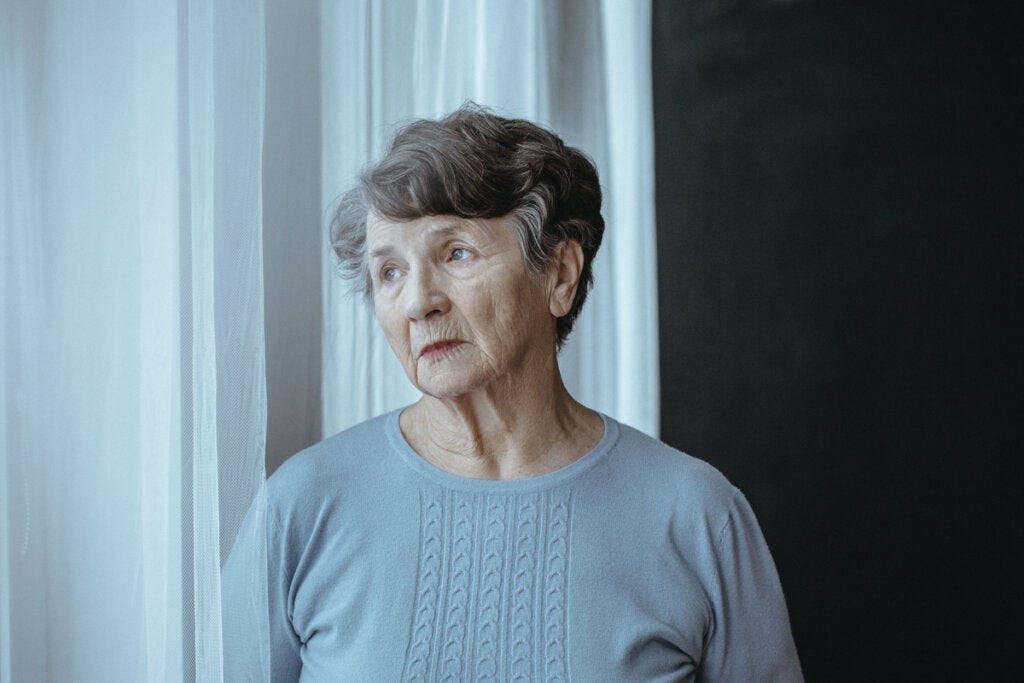 Woman with Alzheimer's