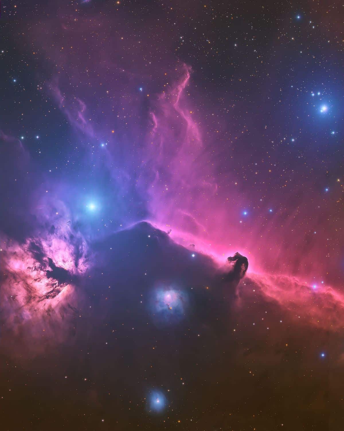 Horsehead and Flame Nebula by Connor Matherne