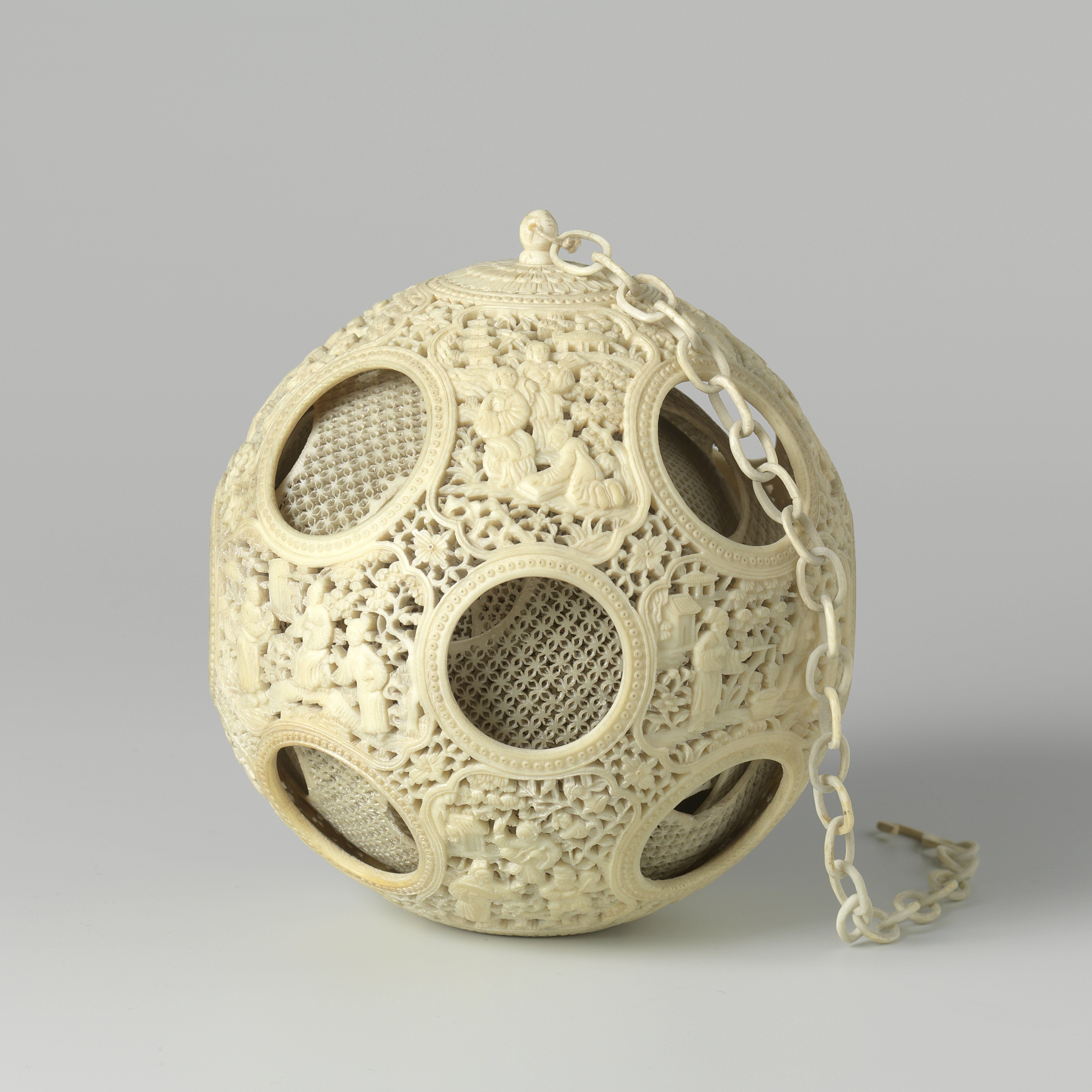 A 19th-century puzzle ball.