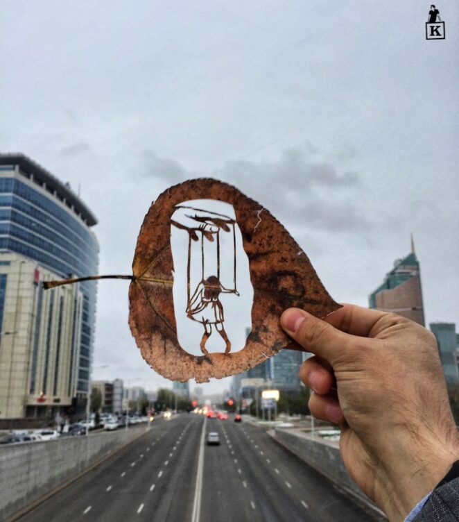 20 Artistic Leaf Cutouts. These Are True Masterpieces