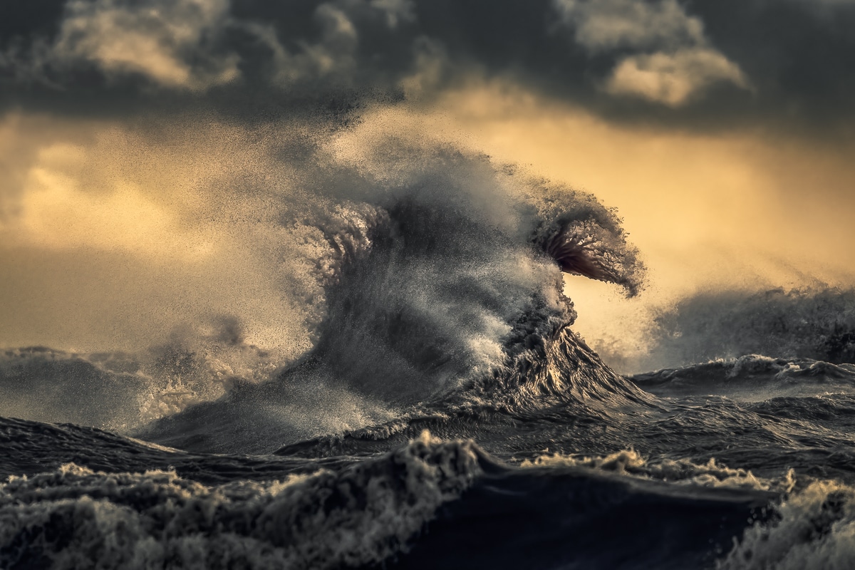 Lake Erie Wave Photography by Trevor Pottelberg