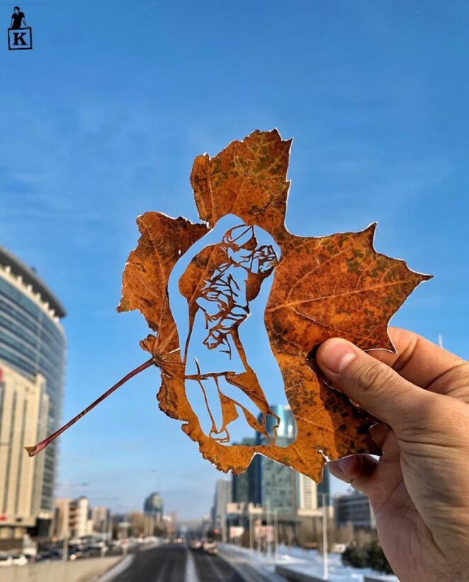 20 Artistic Leaf Cutouts. These Are True Masterpieces