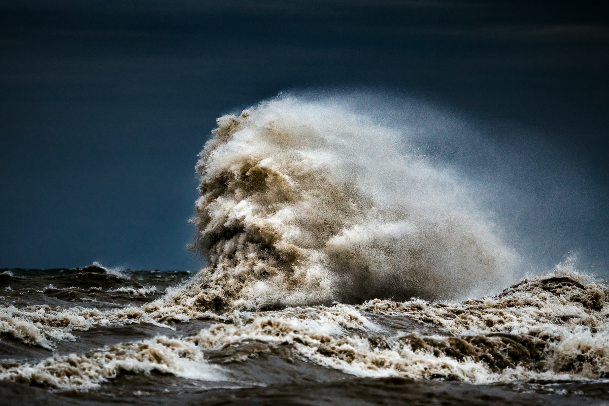 Breaking Waves on Lake Erie