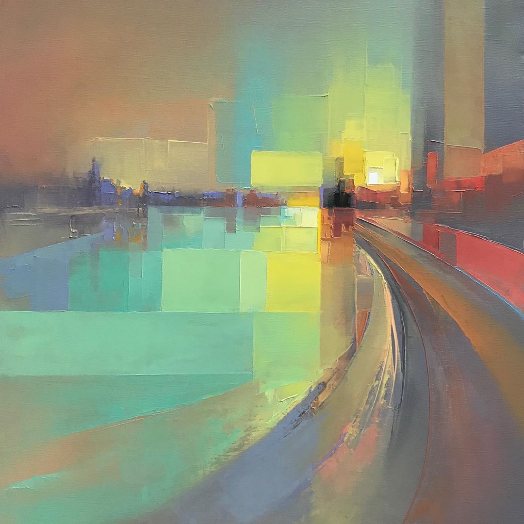 Abstract Landscape Paintings by Jason Anderson